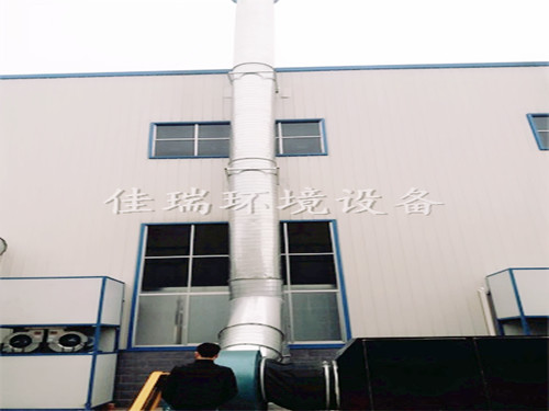 长沙县安沙某工厂喷漆房及配套废气处理设备（喷淋塔+UV+活性炭）